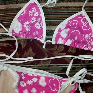 Victoria Secret pink flower bikini